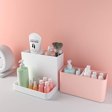 Stylish Pink Desk Organizer for Office or Home