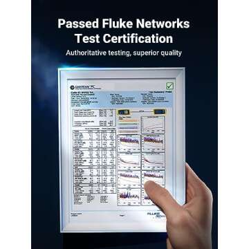 UGREEN Cat 8 Ethernet Cable 6FT, High Speed Braided 40Gbps 2000Mhz Network Cord Cat8 RJ45 Shielded Indoor Heavy Duty LAN Cables Compatible for Gaming PC PS5 Xbox Modem Router 6FT