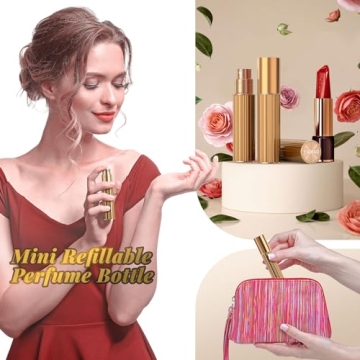 YIERSO 10ml Travel Perfume Atomizer Leak-Proof Portable