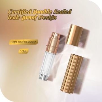 YIERSO 10ml Travel Perfume Atomizer Leak-Proof Portable