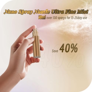 YIERSO 10ml Travel Perfume Atomizer Leak-Proof Portable