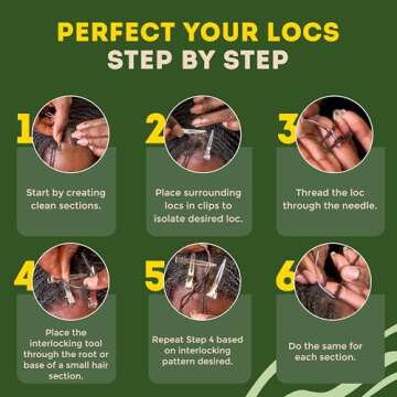 Locsanity Curved Interlocking Tool for Effortless Loc Maintenance