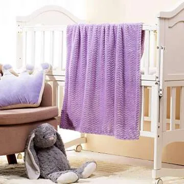 CREVENT Soft Cozy Baby Blanket - All Season Essentials