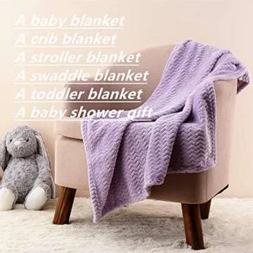 CREVENT Soft Cozy Baby Blanket - All Season Essentials