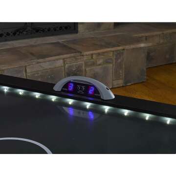Interactive Air Hockey Table with LED Lights & Music