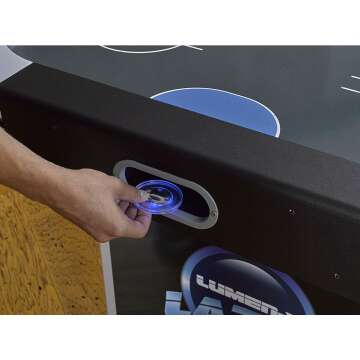 Interactive Air Hockey Table with LED Lights & Music