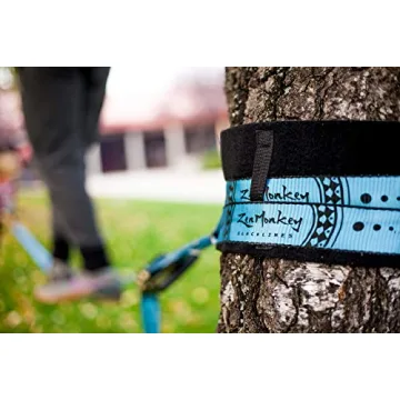 ZenMonkey Slackline Kit for Outdoor Fun and Balance Training
