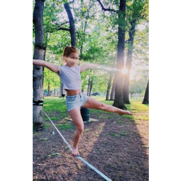 ZenMonkey Slackline Kit for Outdoor Fun and Balance Training