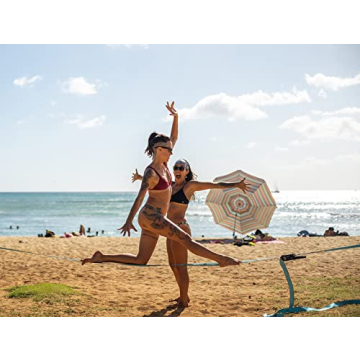 ZenMonkey Slackline Kit for Outdoor Fun and Balance Training