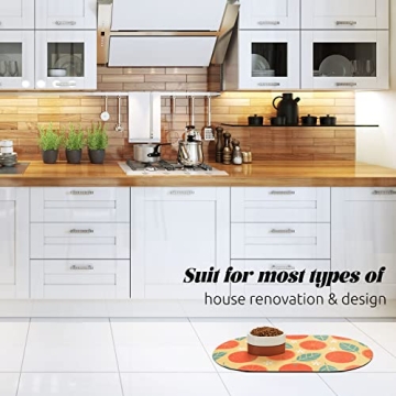 HACHIKITTY Cat Food Mat for Pets Waterproof & Stylish