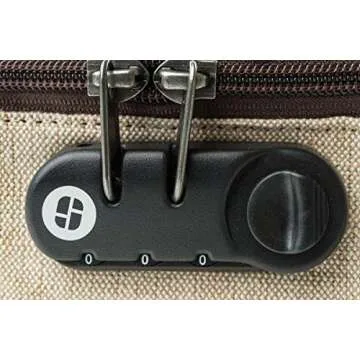 Stashlogix GoStash - Odor Proof & Locking Bag (Small, Beige (hemp))