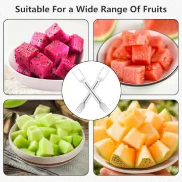 2-in-1 Stainless Steel Fruit Cutter for Quick Slices