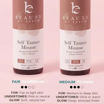 Organic Self Tanner Tanning Mousse Kit - Natural Glow