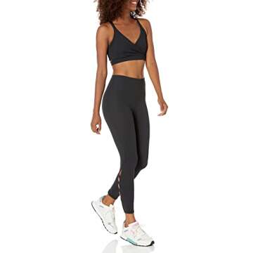 Core 10 Women's High Waist Yoga Lattice 7/8 Crop Legging - 24" (XS-3X)