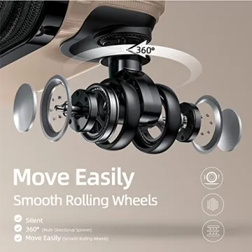 SHOWKOO Lightweight Hardshell Luggage Set with TSA Lock