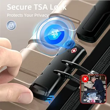 SHOWKOO Lightweight Hardshell Luggage Set with TSA Lock