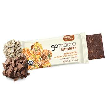 GoMacro Vegan Protein Bars with Sunflower Butter and Chocolate