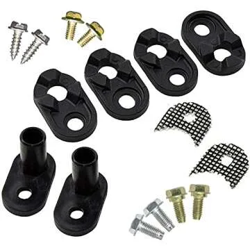 HQRP Door Closer Kit compatible with Whirlpool 4318165 WPW10329686 WP2182179 AP3103517 PS358690 2182178 Refrigerator Replacement