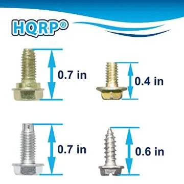 HQRP Door Closer Kit compatible with Whirlpool 4318165 WPW10329686 WP2182179 AP3103517 PS358690 2182178 Refrigerator Replacement