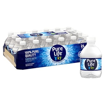 Pure Life Purified Water, 8 Fl Oz, 24 Pack