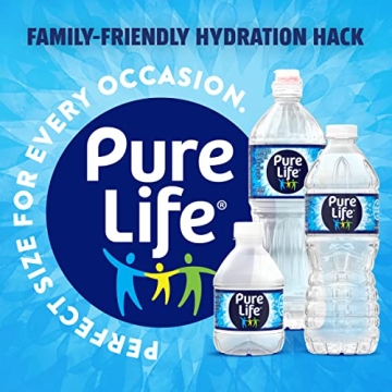 Pure Life Purified Water, 8 Fl Oz, 24 Pack
