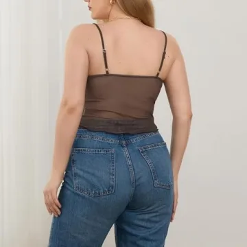 Trendy WPNAKS Women Y2k Cami Shirt Crop Top Online