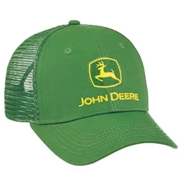 John Deere Green AG Twill/Mesh Hat - Ideal Outdoor Accessory