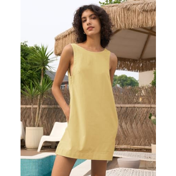 Megfie Women’s Summer Sleeveless Dress for Beach