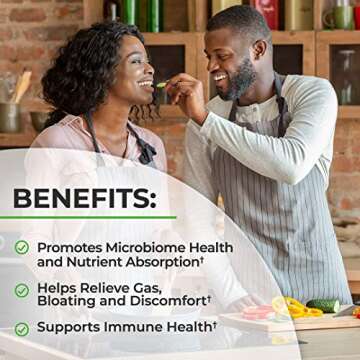 Daily Probiotic Supplement with 40 Billion CFU - Gut Health Complex with Astragalus and Lactobacillus Acidophilus Probiotic for Women and Men - Shelf Stable with Prebiotics for Digestive Health