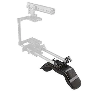 CAMVATE Camera Shoulder Mount Pad with 15mm Dual Rod Clamp for 15mm Camera Shoulder Railblock Support System - 1752