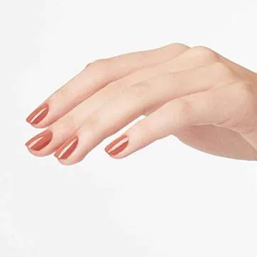 OPI Nail Lacquer Chocolate Moose | Opaque Dark Brown Crème Chip Resistant Nail Polish | Vegan, Fast Drying, Streak Free