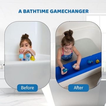 TubTopper Splash Guard - Fun & Mess-Free Bathtime for Kids