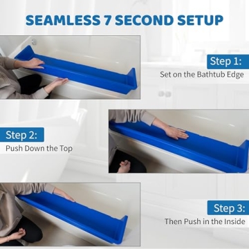 TubTopper Splash Guard - Fun & Mess-Free Bathtime for Kids