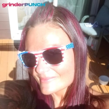 grinderPUNCH 2 Pairs Bulk American Sunglasses USA Flag Classic Patriot