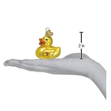 Handcrafted Old World Christmas Rubber Ducky Ornament