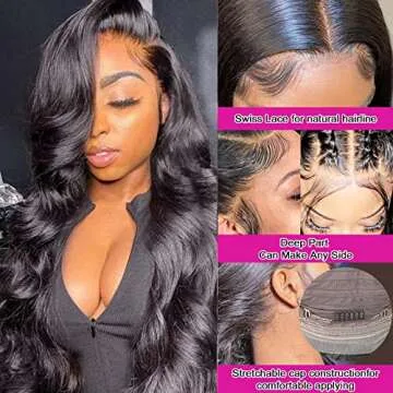 Aicrelery HD Lace Front Wigs for Women - 180 Density