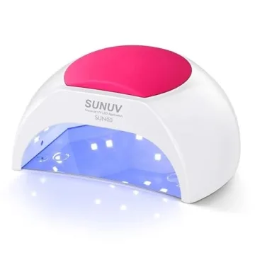 SUNUV SUN2C 48W UV LED Nail Lamp - Quick Drying and Versatile LED Nail Light with 4 Timer Settings i...