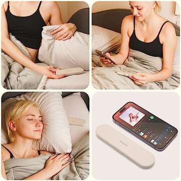 Sleeper Speaker Bone Conduction Pillow Speaker/Sleep bar : Place The Under Pillow and Play Sound via Wireless Mode or Storage Mode