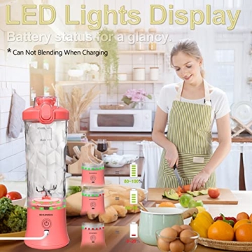 Portable Blender 20 Oz for Smoothies and Shakes