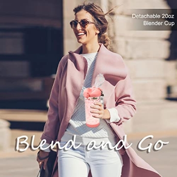 Portable Blender 20 Oz for Smoothies and Shakes