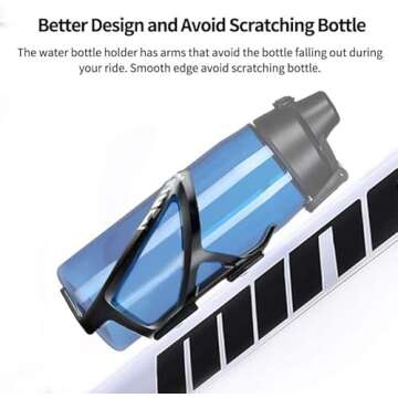 Suruid Ultra-Light Bike Water Bottle Cage - Versatile Cup Holder