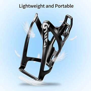 Suruid Ultra-Light Bike Water Bottle Cage - Versatile Cup Holder