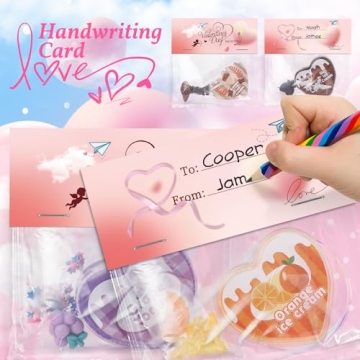 24 Pack Valentines Day Slime Hearts for Kids