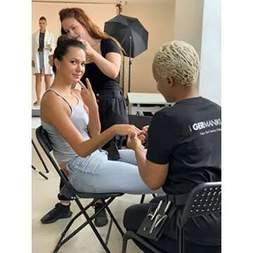 GERMANIKURE Czech Crystal Nail File 3 Pack - Perfect for Nails