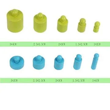 DANNI Montessori Kid Matching Toys Colorful Socket Cylinder Set Beech Wood Multicolor Blocks Early Educational Math Teaching Toys