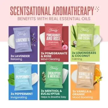 Cleverfy Shower Steamers Aromatherapy 18 Pack Gift Set