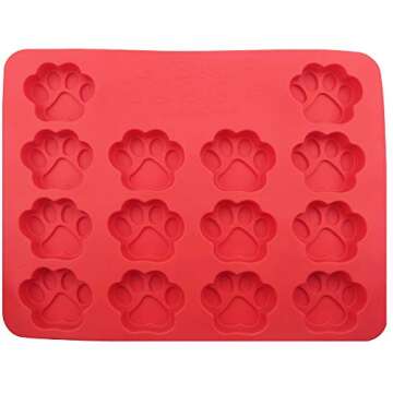 GYBest Large Ice Cube Trays Ice Mode Ice Maker, Silicone Baking Molds, 2-Pack (Claw bone)