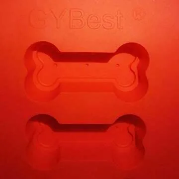 GYBest Large Ice Cube Trays Ice Mode Ice Maker, Silicone Baking Molds, 2-Pack (Claw bone)