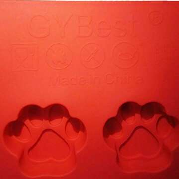 GYBest Large Ice Cube Trays Ice Mode Ice Maker, Silicone Baking Molds, 2-Pack (Claw bone)