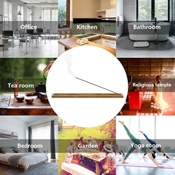 Natural Bamboo Incense Stick Holder for Serenity